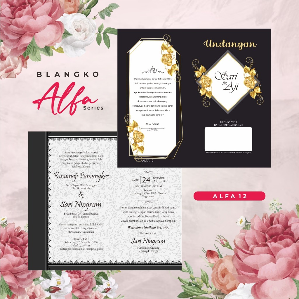 Cetak Undangan Sehari Jadi ALFA 11 - 20