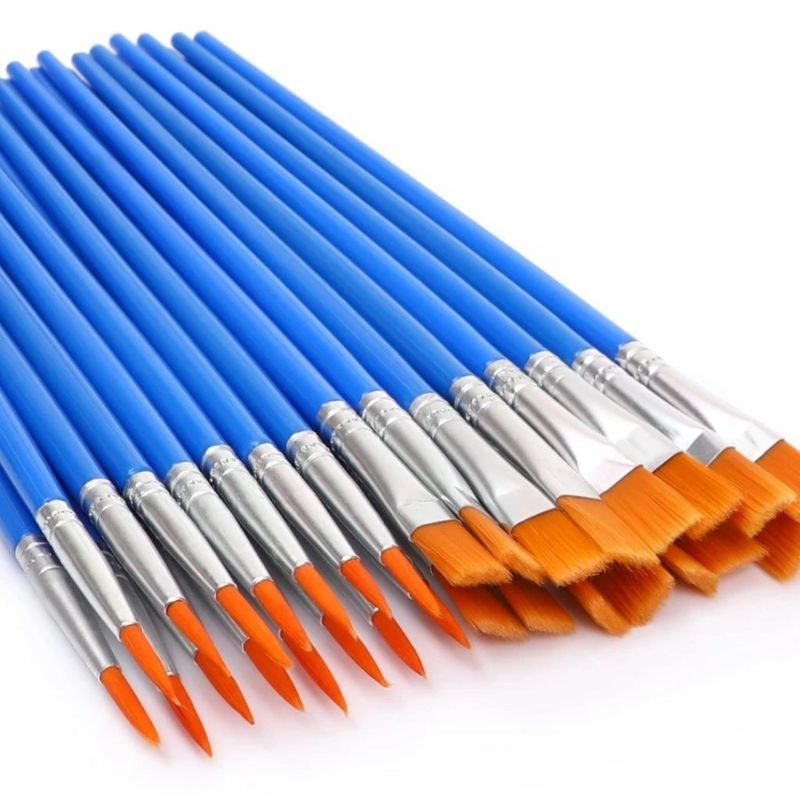

Kuas Lukis Nylon Flat & Round,