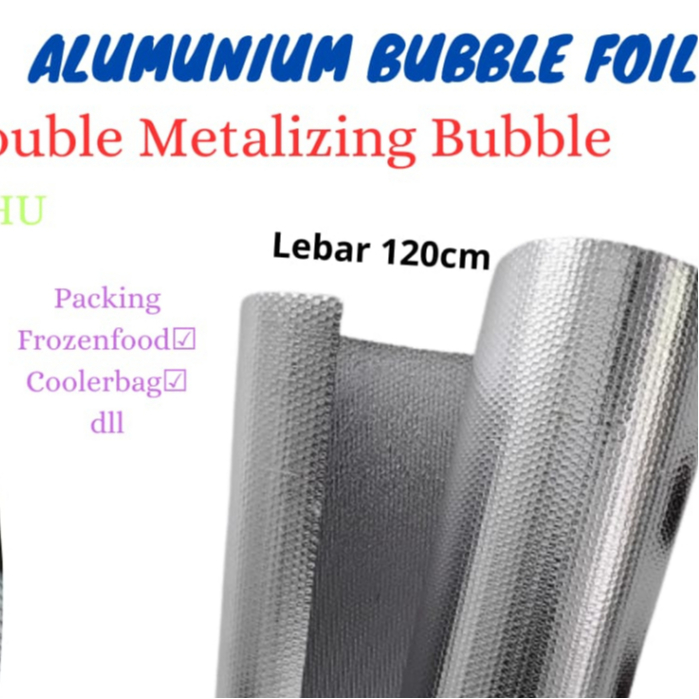 ALUMINIUM BUBBLE FOIL ANTI PANAS / INSULASI ATAP / PEREDAM PANAS ATAP