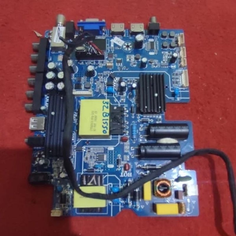 MB - MAINBOARD - MESIN TV LED POLYTRON PLD 32B1550 - 32 B 1550 - PLD32B1550