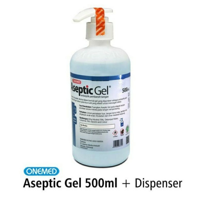 Hand sanitizer gel Onemed 500 ml ASEPTIC GEL ONEMED 500 ml