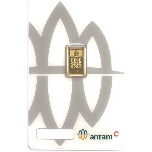 Logam Mulia Emas Antam 1 gram Press Certieye / Retro Portrait Classic