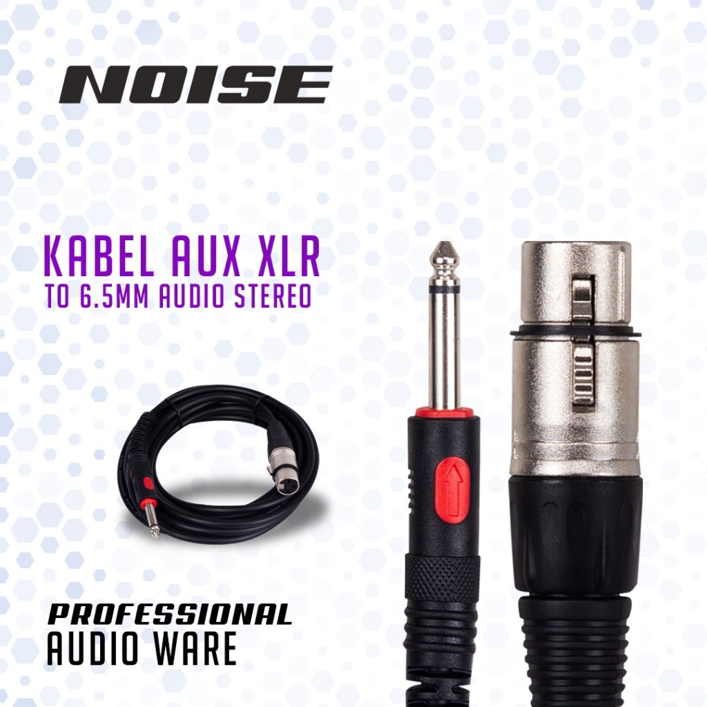 NOISE Kabel Mic Karaoke Kabel AUX Jack Audio 6.5mm Microphone Dynamic 5/10/15 Meter