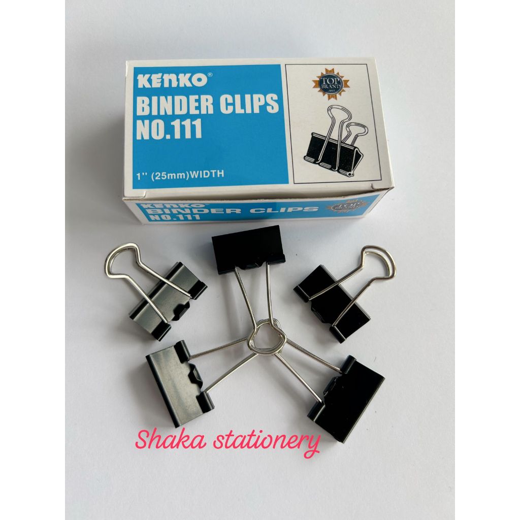 

BINDER CLIP NO 111 KENKO 25MM PENJEPIT KERTAS