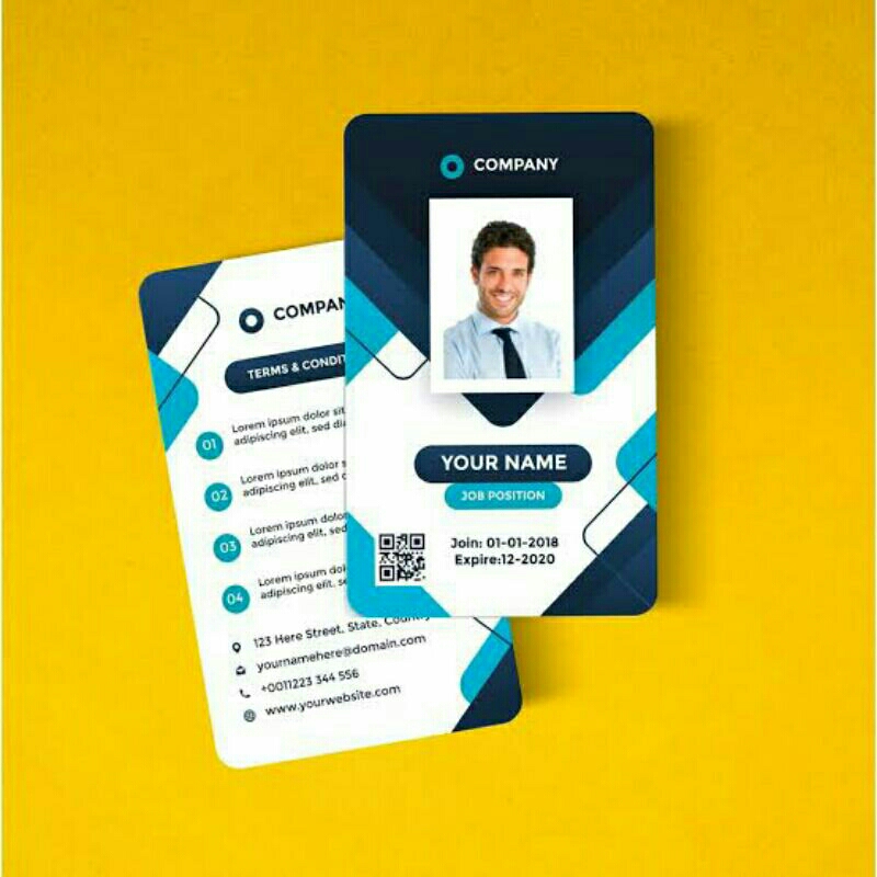 

id card pribadi design sendiri