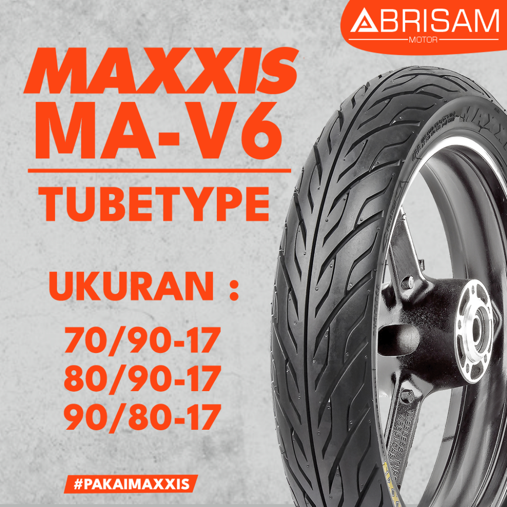 Ban luar MAXXIS MA-V6 70/90-17, 80/90-17, 90/80-17 TubeType
