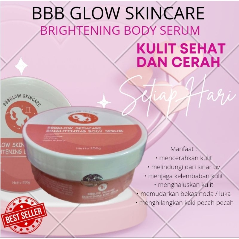 Body serum lotion whitening BBB Glow