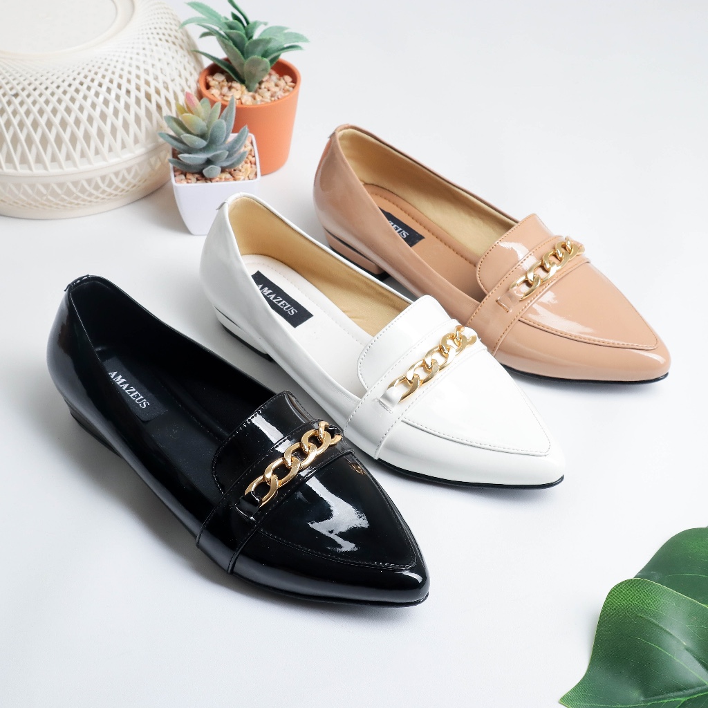 Amazeus KWAN  Sepatu Loafer Shoes Wanita