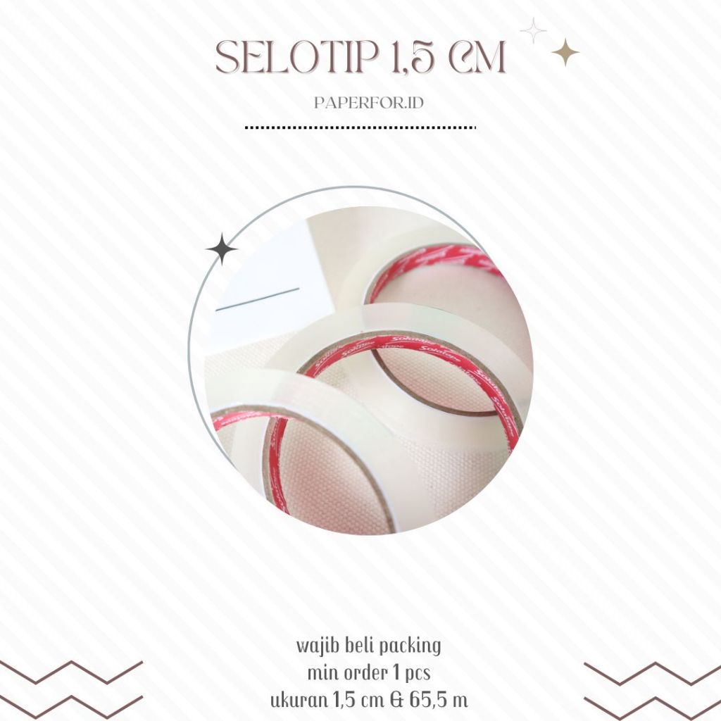 

GROSIR Isolasi Selotip / Solatip / Isolasi Bening