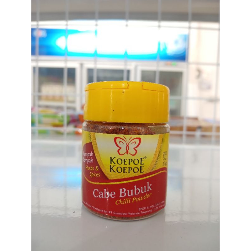 

Cabe bubuk koepoe koepoe 25 gram