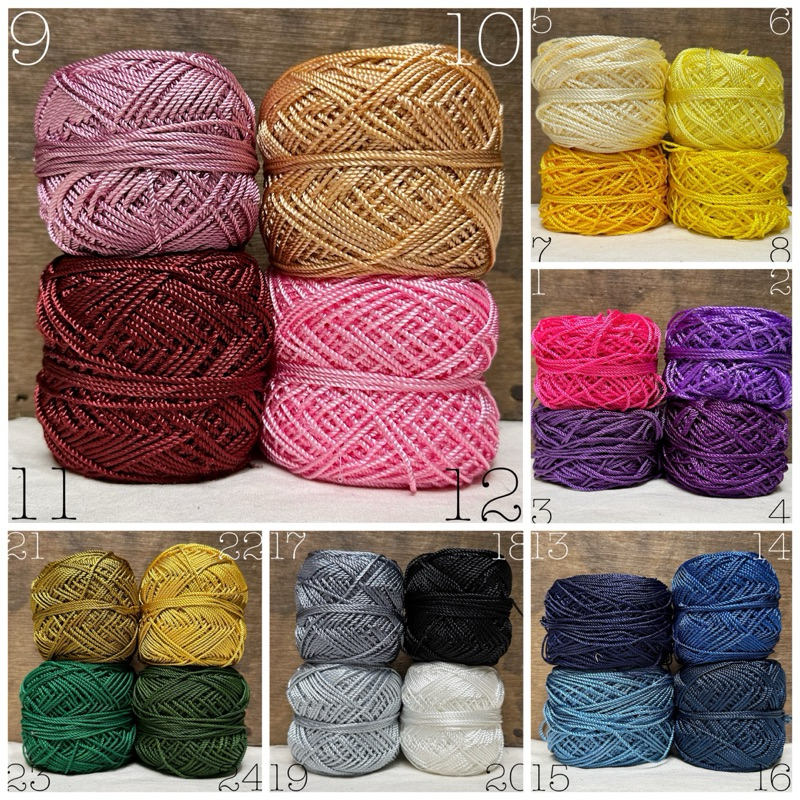 benang rajut nilon d30 polos