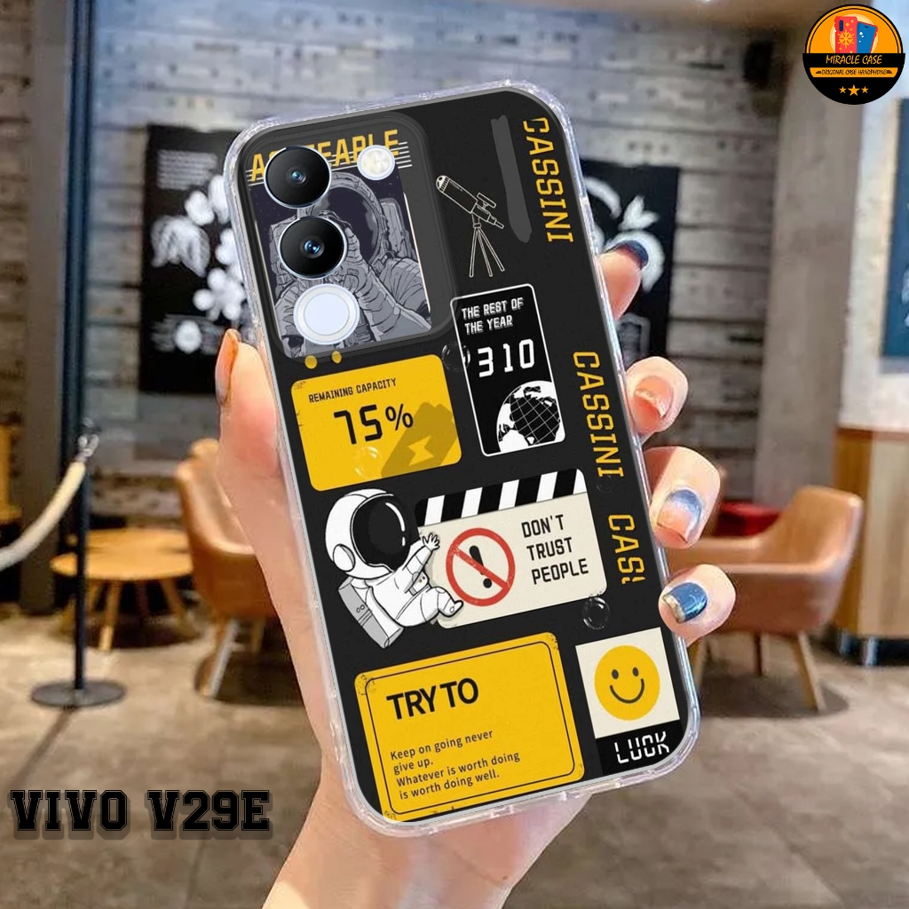 Case VIVO V29E - Casing VIVO V29E Terbaru 2023 MIRACLE CASE [ MOTIF 10 ] Silikon VIVO V29E -  Case H