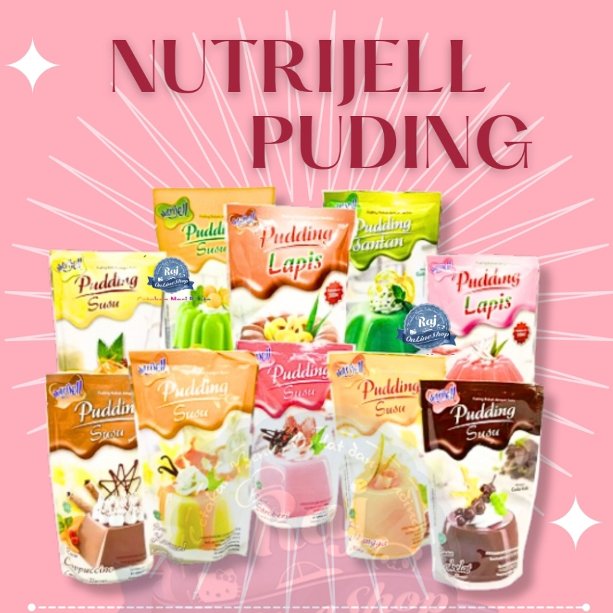 

Nutrijell Puding Susu coklat cappucino caramel mangga