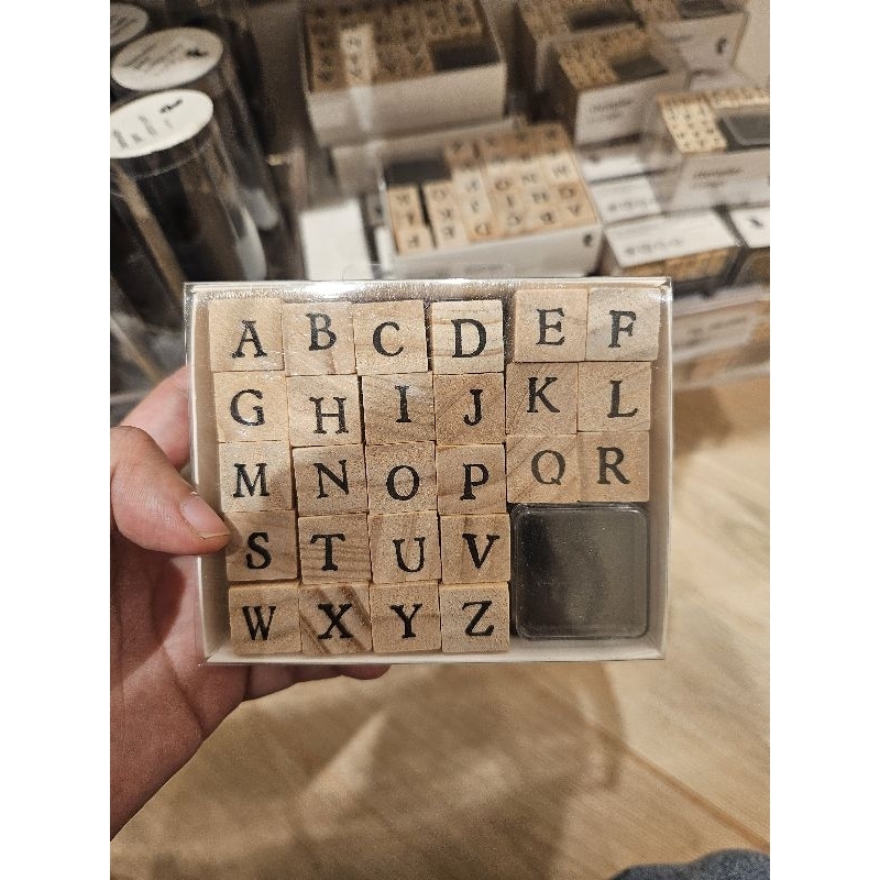 

FLYING TIGER FTC ALFABET LETTERS STAMP CAP HURUF ABJAD