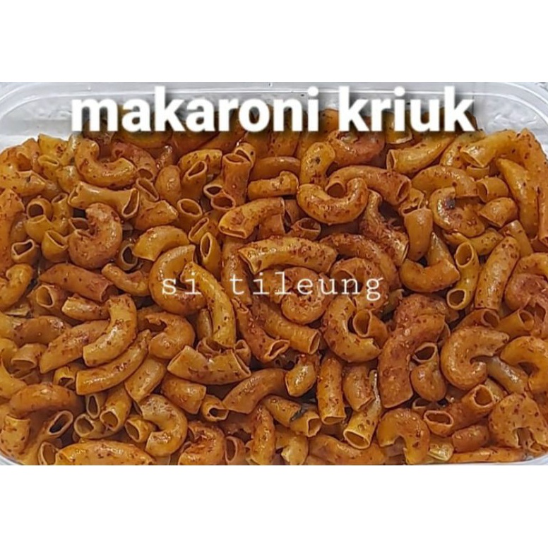 

[✰M76@] MAKARONI KRIUK 500 GRAM / MAKARONI SI TILEUNG/PUSAT CEMILAN PEDAS [290]