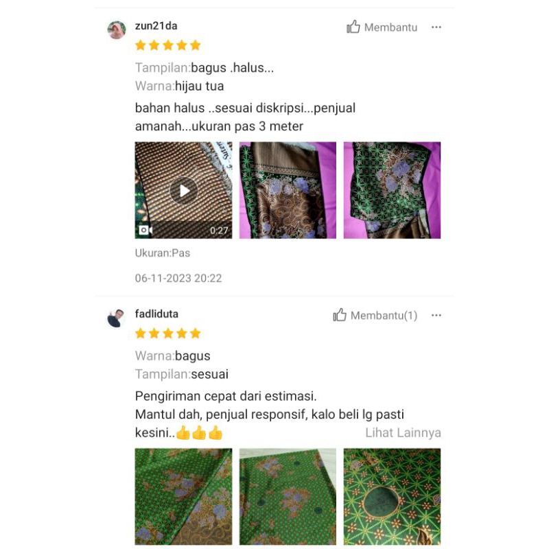 Bahan Kain Batik Meteran Untuk Baju Muslimat Nu Wanita Terbaru Panjang 3 Meter