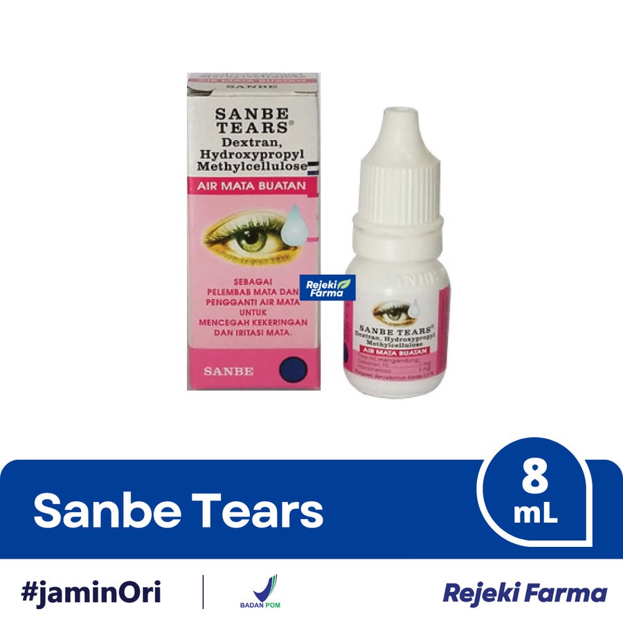 Sanbe Tear ( Air Mata Buatan ) Obat Tetes Mata Tears 8 ml