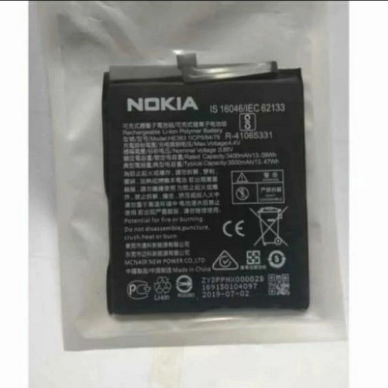 BATERAI NOKIA 3.1 Plus 2018 HE363 ORIGINAL/BATRE/BATTERY/BATERAY ORI