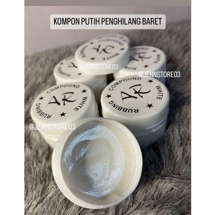 Rubbing Compound kompon white AR Putih/Compound/Compon/Coumpond/Kompon Mobil/Motor Halus Putih/Pengh
