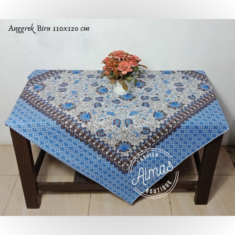 Taplak Meja Tamu Mewah Aesthetic Ruang Guru Sekolah Kain Batik Ukuran Jumbo