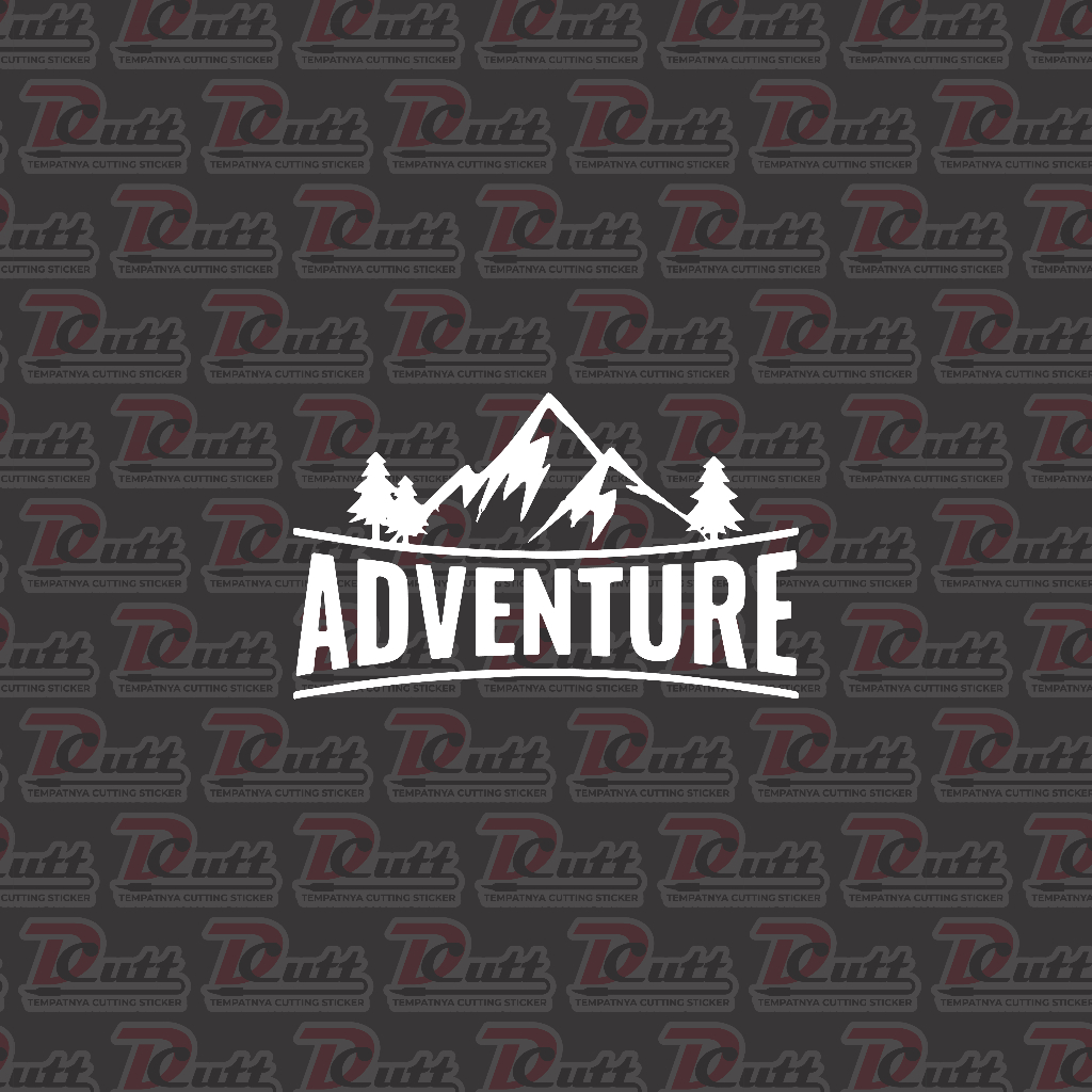 

Cutting Sticker "Adventure" Ukuran 17x10 Cm