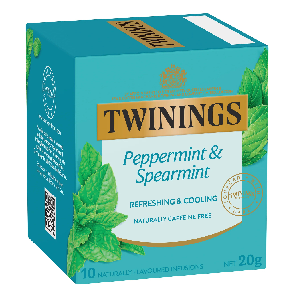 

Twinings Peppermint & Spearmint Tea Bags 10pk Australia