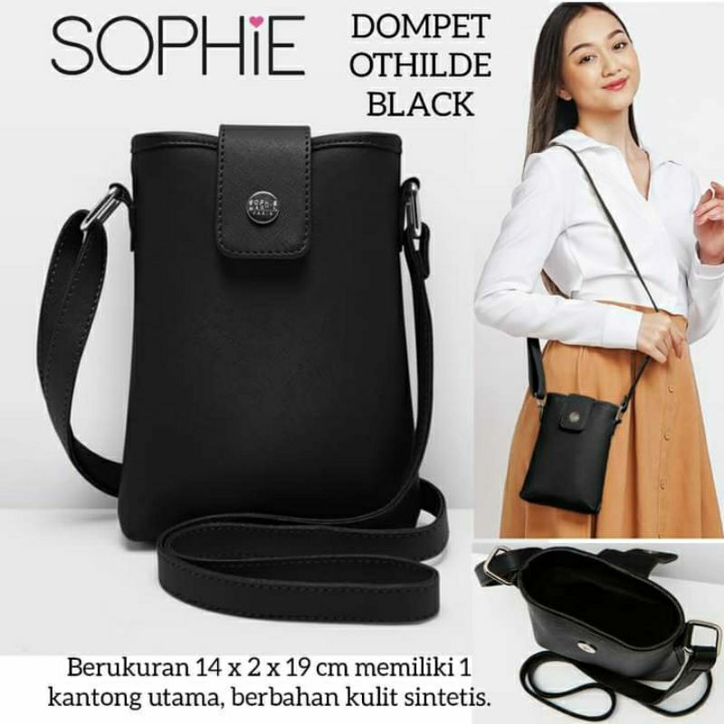 Dompet Hitam Othilde Sophie Martin Paris