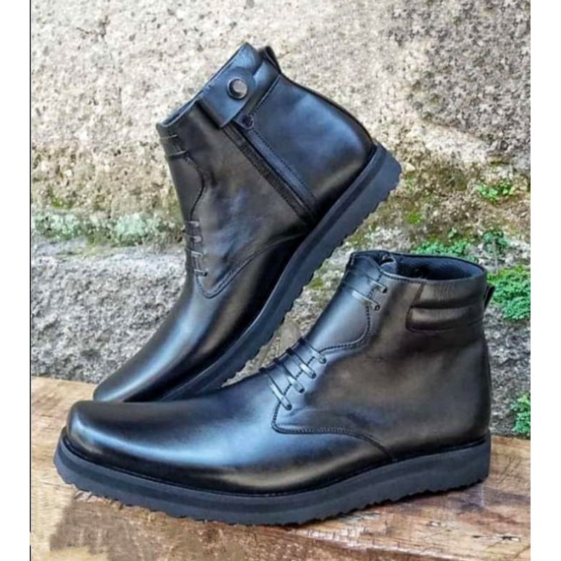 Import Terlaris sepatu pdh pdu pria bahan kulit sapi asli berkulitas grosir termurah 