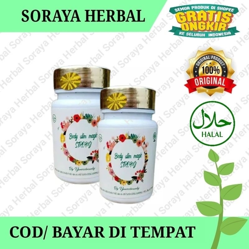 BODY SLIM MAGIC STRONG OBAT PELANGSING BADAN BODY SLIM MAGIC STRONG ASLI 100% ORIGINAL OBAT PENURUN 