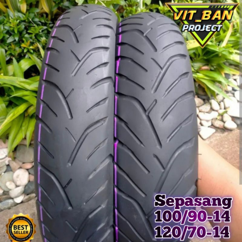 Ban Vario 160 Sepasang IRC 100/80 & 120/70 Ring 14 Merk IRC