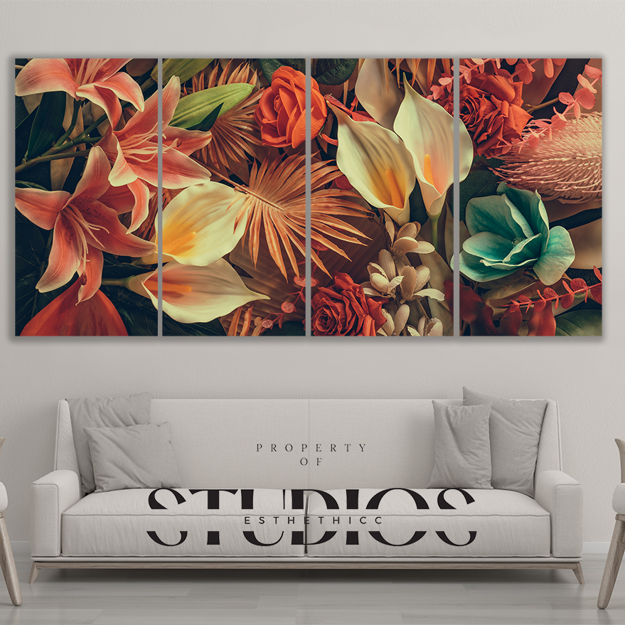 #BIGART24 WALL DECOR BESAR BUNGA MELATI SAKURA FLOWER FLOWERS TANAMAN POHON DAUN MAWAR JASMINE ROSE 