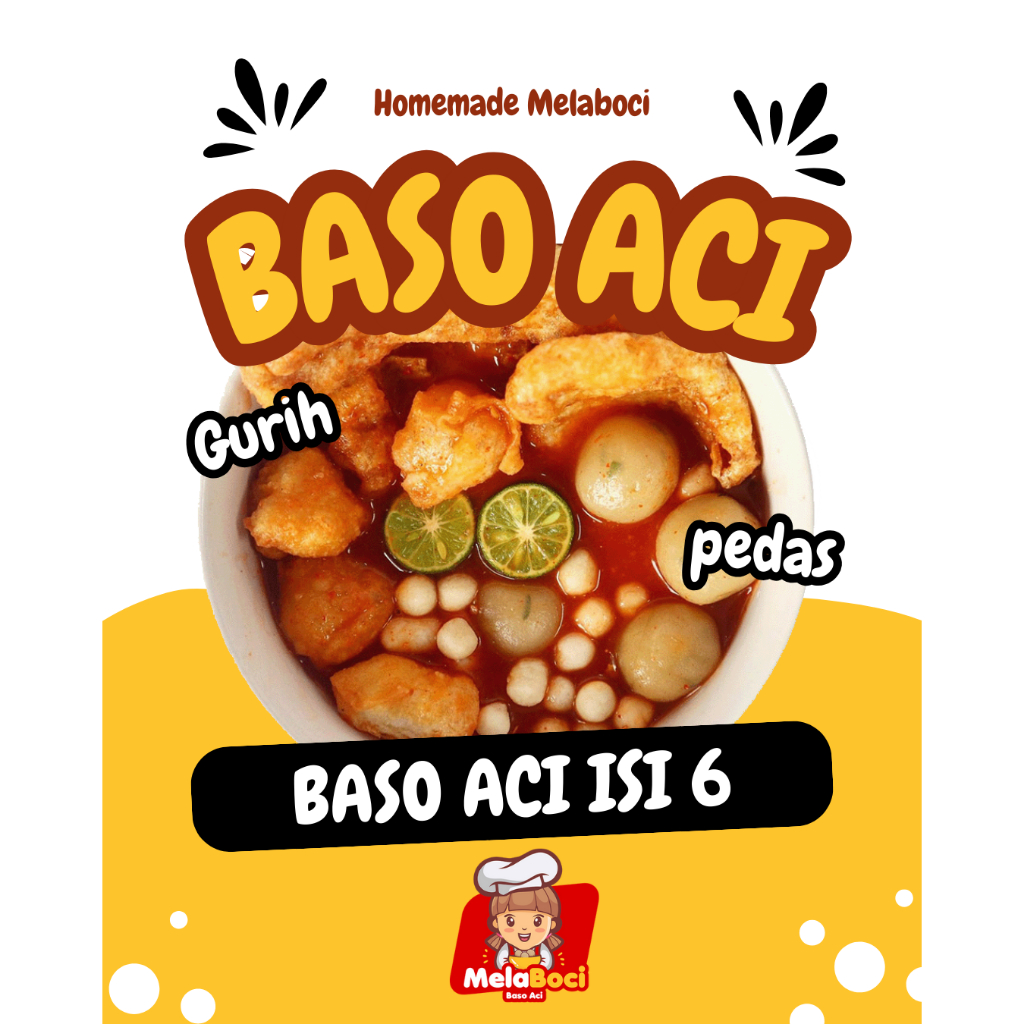 

BASO ACI INSTANT isi 6 Termurah tulang rangu ayam suwir teh shanty samiraos tulang rangu mama fuji jumbo isi tetelan