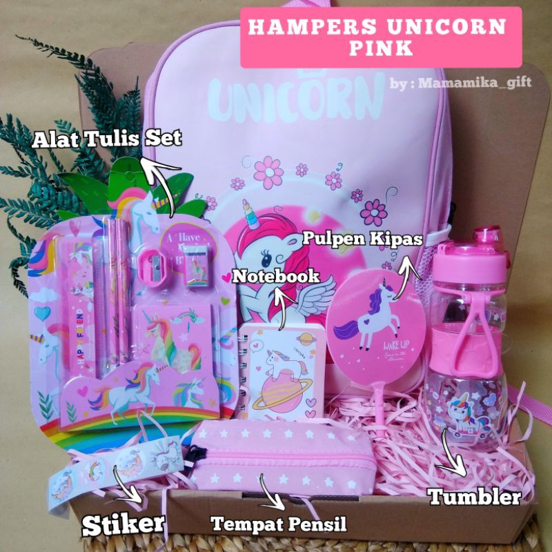 ✨12.12✨ HAMPERS ANAK UNICORN / KADO ULANG TAHUN ANAK PEREMPUAN TK SD serbuuu 