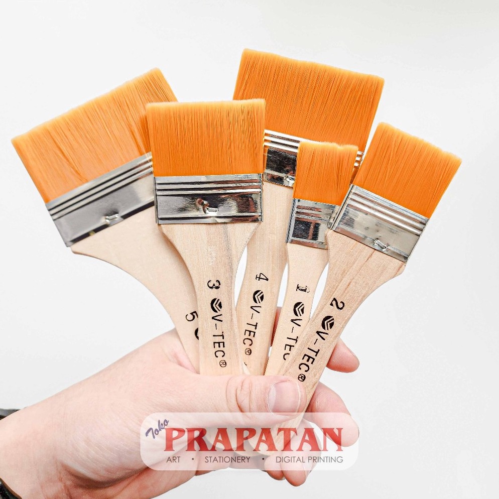 

[❂K36➢] Kuas Lukis V-TEC 808 | V-TEC Paint Brush Spesial Murah