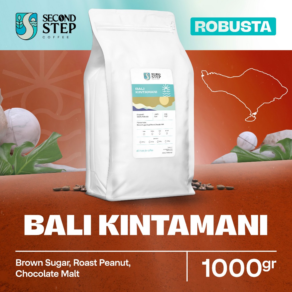 

Biji Kopi Bubuk Robusta Bali Kintamani Coffee Roast Beans Espresso Tubruk 1 Kg