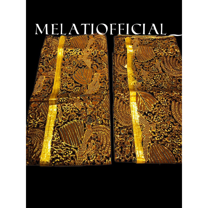 kain pengantin prada / kain batik jawa / kain prada lembaran