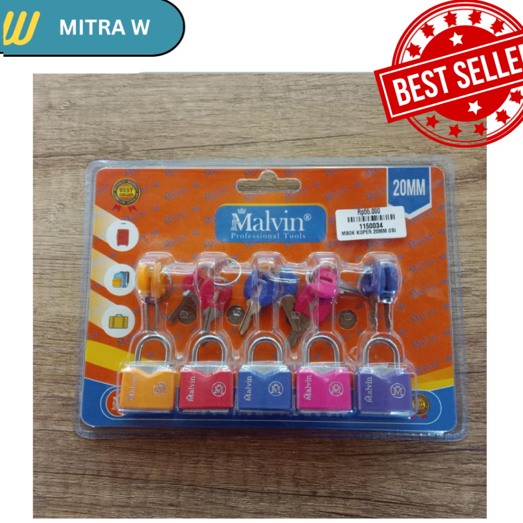 GEMBOK KOPER MINI SET ISI 5