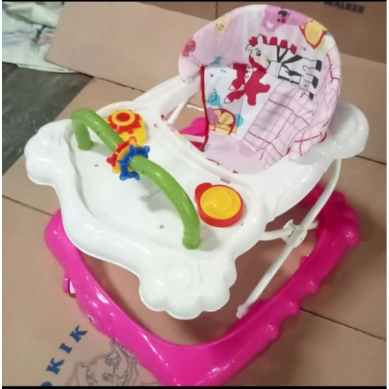 baby Walker HOKIKU 827 8 roda / baby Walker murah / kereta dorong bayi