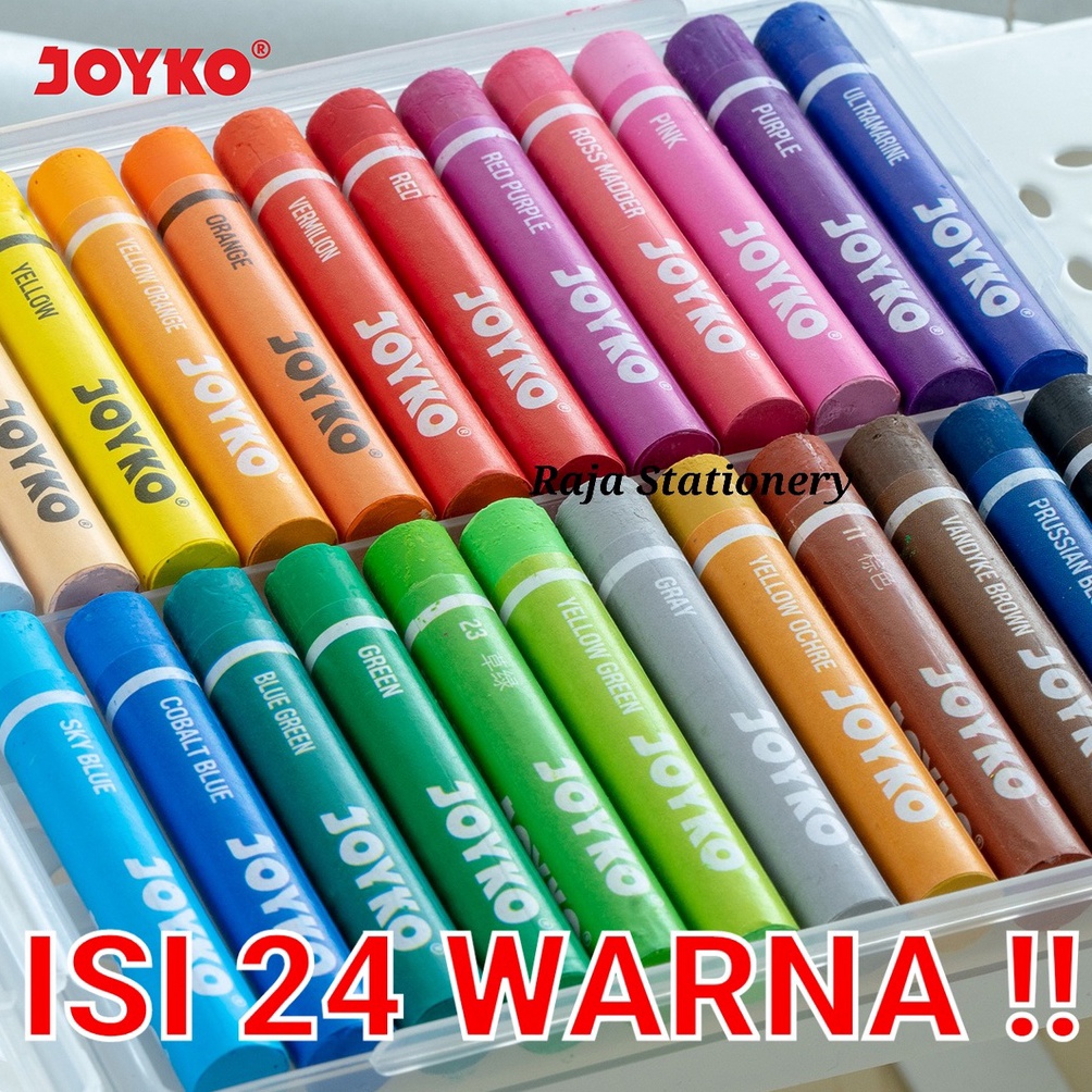 

[✐J35&] JOYKO CRAYON OIL PASTEL / KRAYON MINYAK JOYKO 24 WARNA OP-24CR MURAH BERKUALITAS Produk Terbaru