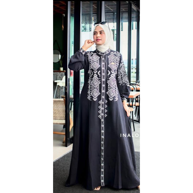 gamis bordir inaloca