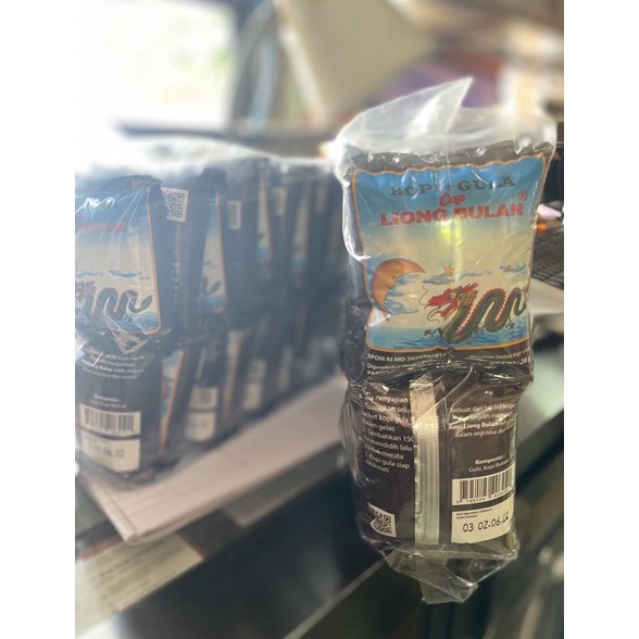 

[PRODUK 9MJBI79] Kopi+Gula Cap Liong Bulan ➔Baru