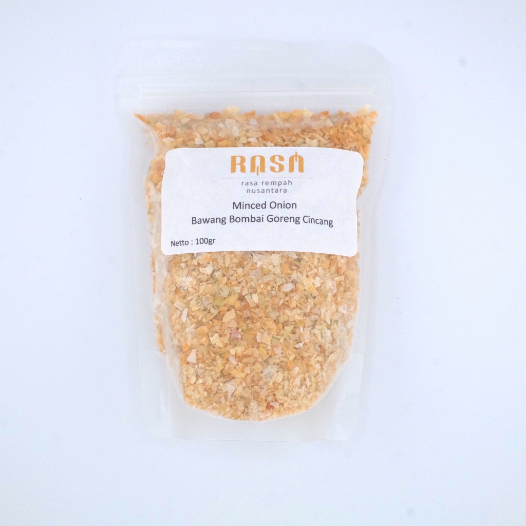 

RASA - Minced Onion / Bawang Bombai Cincang - 100 gr - 1kg