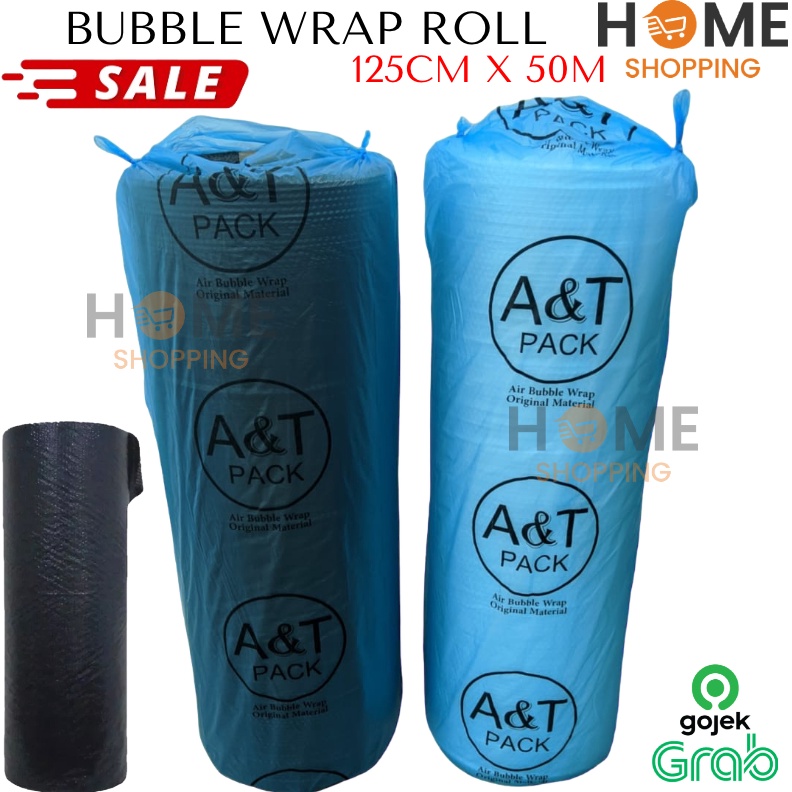 

12.12 MALL [HS] BUBBLE WRAP ROLL 125CM X 50M / PEMBUNGKUS PLASTIK BUBBLE WRAP / PLASTIK BUBBLE WRAP 125CM X 50M gas !!