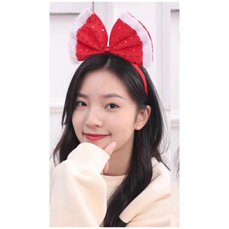 (READY) BANDO Natal | Bando Pita Merah | Bando Korea