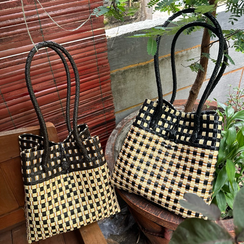 MAJID TAS HANDMADE - Tas Anyaman Plastik Jali Premium ZAHRA Terbaru