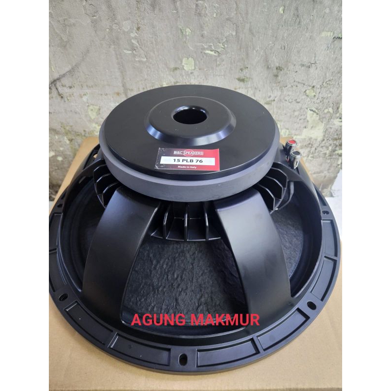 Speaker Komponen B&C 15PLB76 / B&C 15 PLB 76 / BNC 15 PLB76 MID BASS 15 INCH