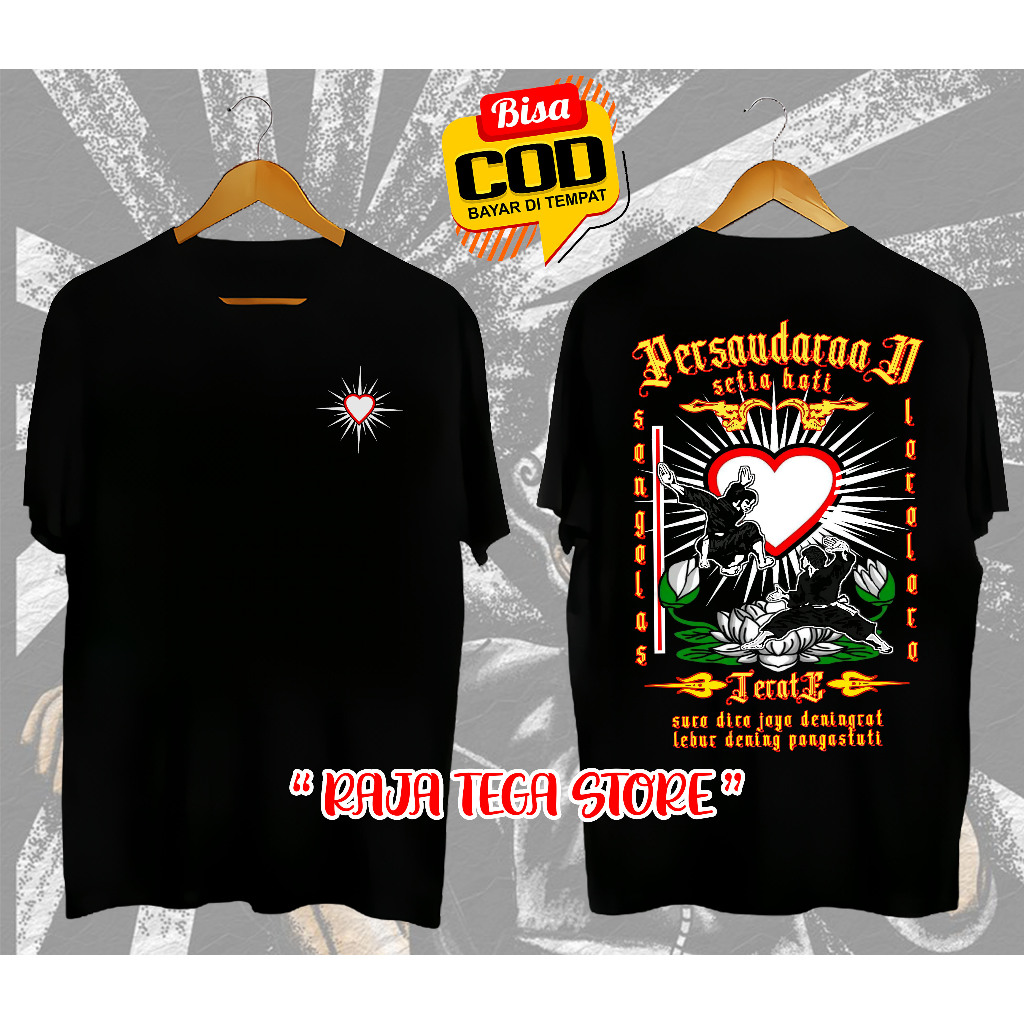 KAOS PSHT 1922 LAWASAN TENDANGAN T TERBANG RAJA TEGA STYLE (KUALITAS DISTRO)