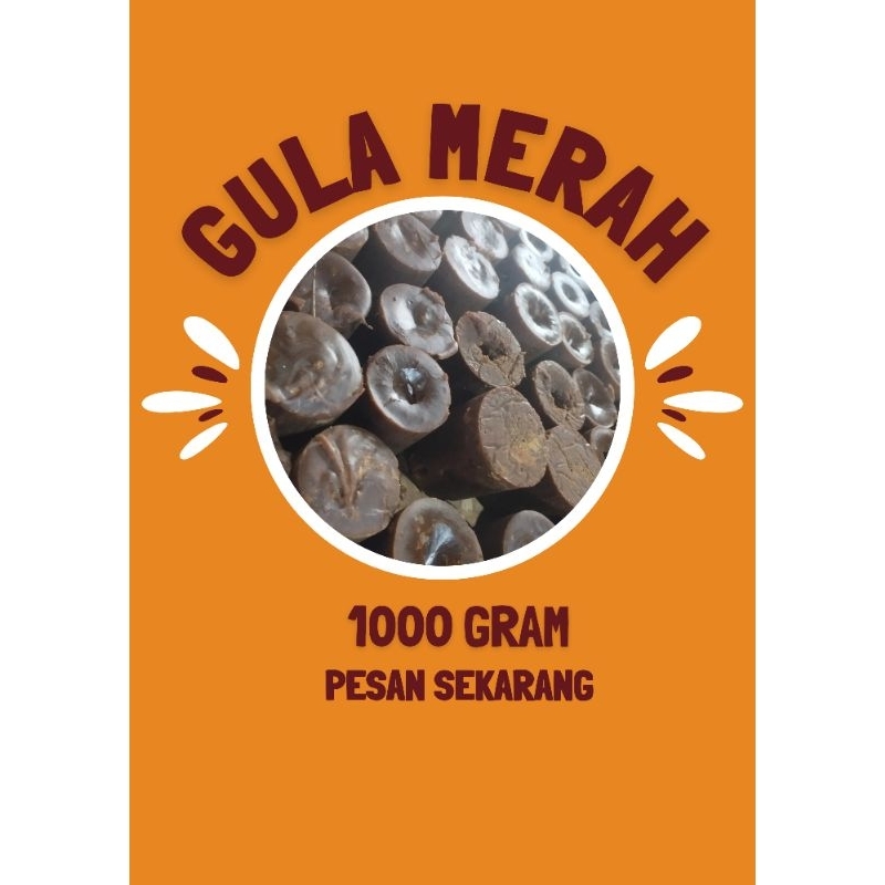 

Gula merah aren/kawung kualitas bagus asli cianjur berat/isi 1 kg