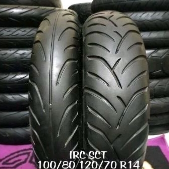 SEPASANG BAN MOTOR PCX150CC IRC RING14 TUBLES TEBAL