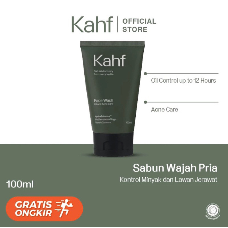 KAHF FACE WASH MAN 100ML